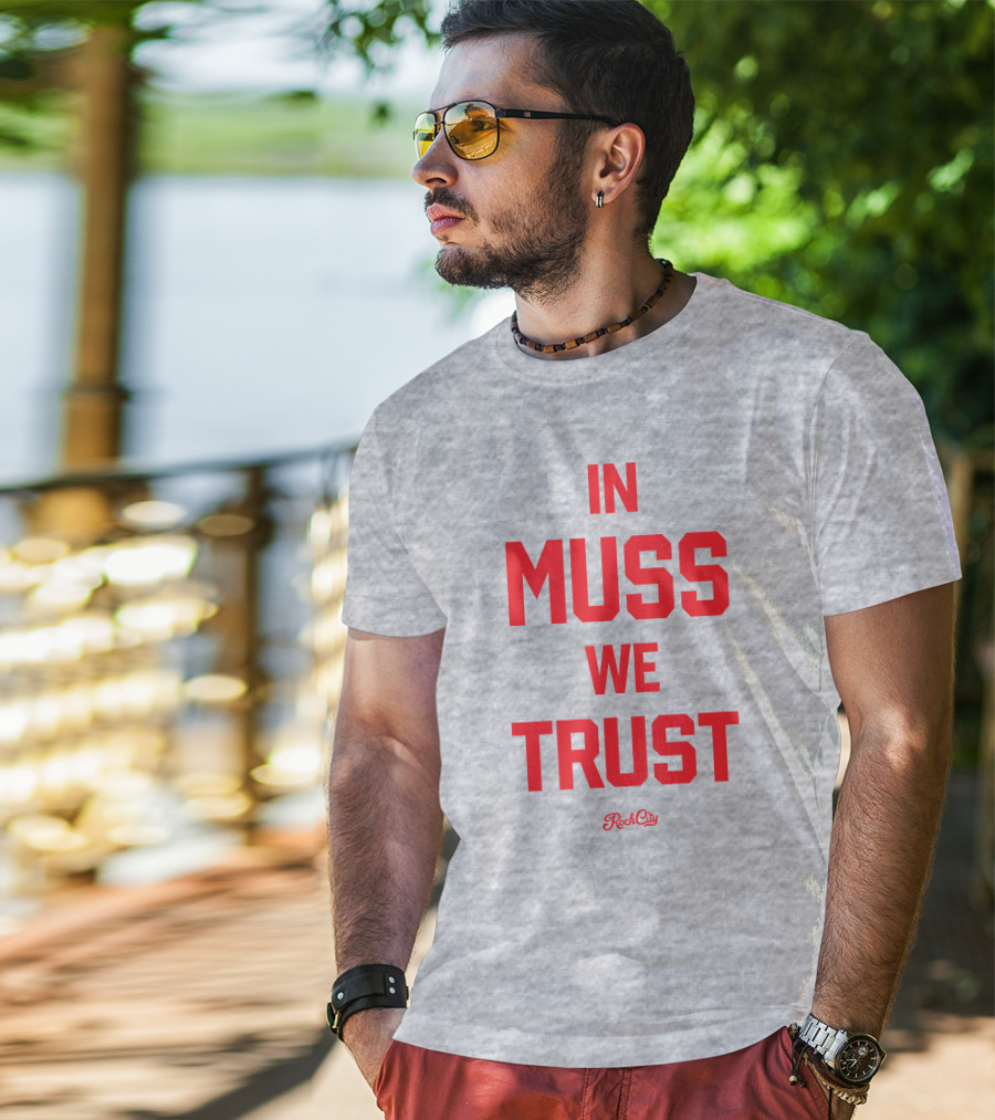 In Muss We Trust Rock City Grey T-Shirt