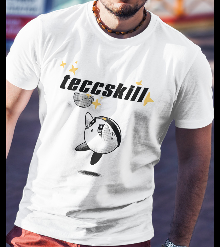 Teccskill Kirby Basketball Star Sparkle T-Shirt