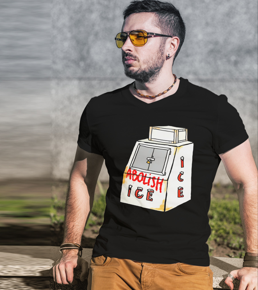 Abolish Ice Aoc Merch Ice Vending Machine T-Shirt