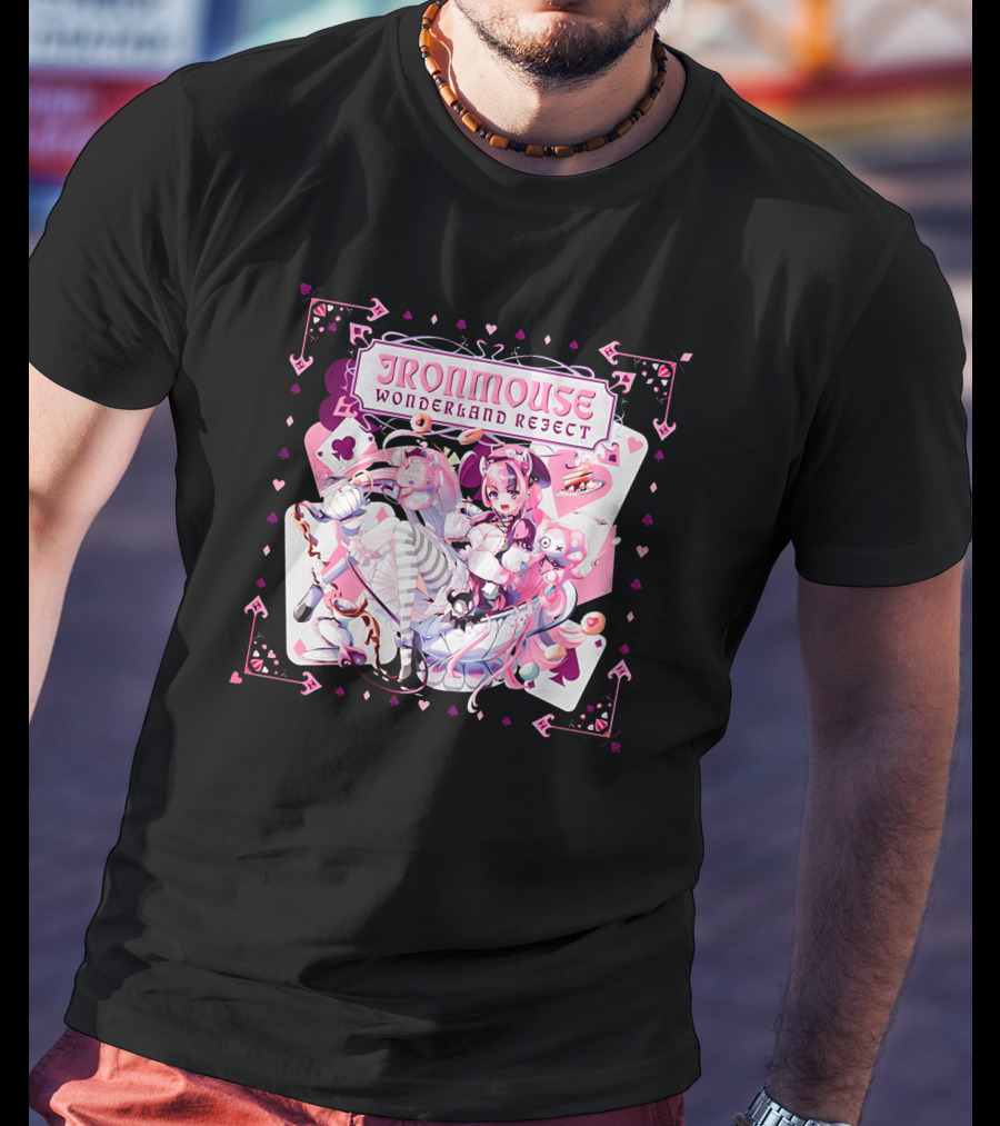 Ironmouse Wonderland Reject Alice-Inspired Fantasy Adventure T-Shirt