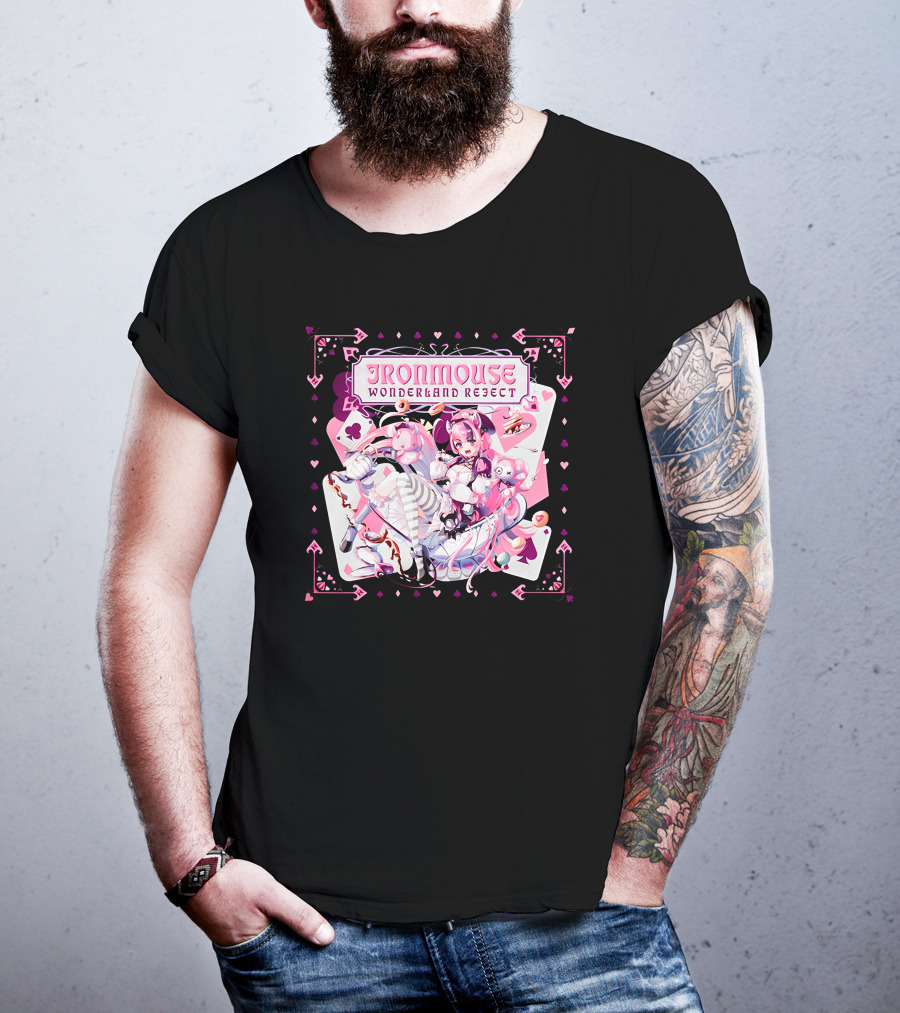 Ironmouse Wonderland Reject Alice-Inspired Fantasy Adventure T-Shirt
