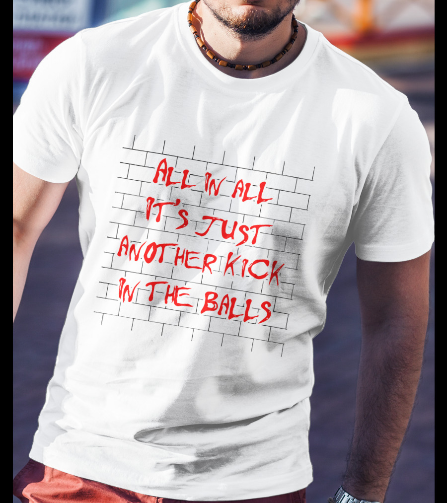 All In All It's Just Another Kick In The Balls The Good Brick Wall T-Shirt