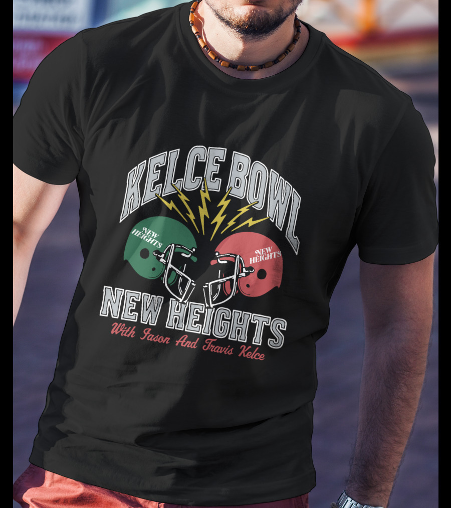 New Heights Kelce Bowl New Heights With Jason And Travis Kelce T-Shirt