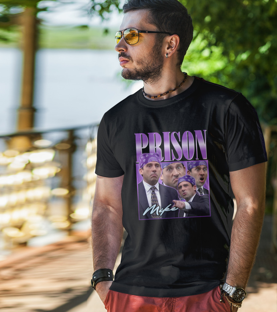 Saraya AEW Prison Mike Purple Bandana Faces T-Shirt