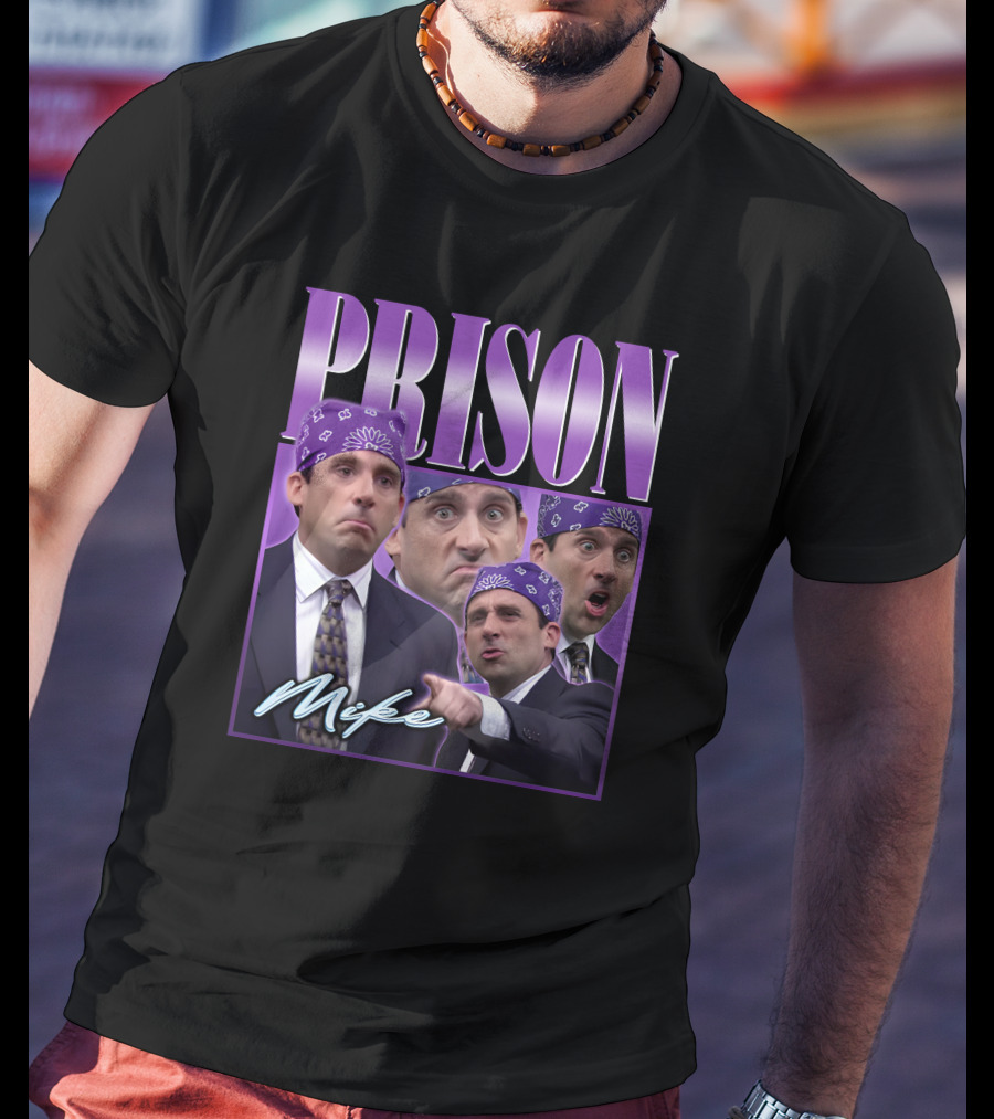 Saraya AEW Prison Mike Purple Bandana Faces T-Shirt