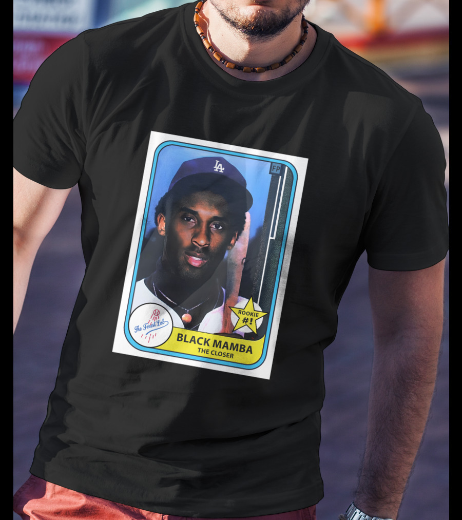 The Forest Lab Black Mamba The Closer Rookie #1 Vintage Sports Card T-Shirt