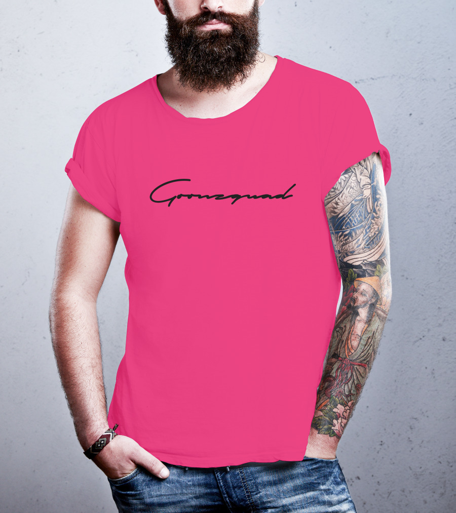 Cursive Goonzquad Red Lettering T-Shirt