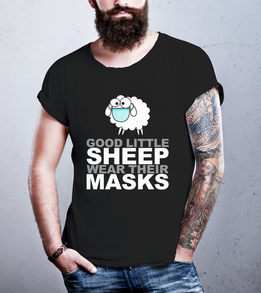 Good Little Sheep Wear Their Masks T-Shirt