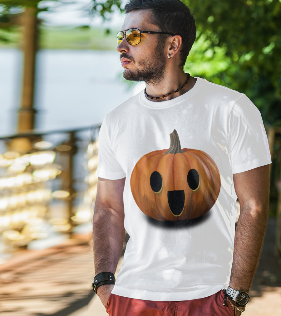 Halloween Pumpkin Scary Evil Cute T-Shirt