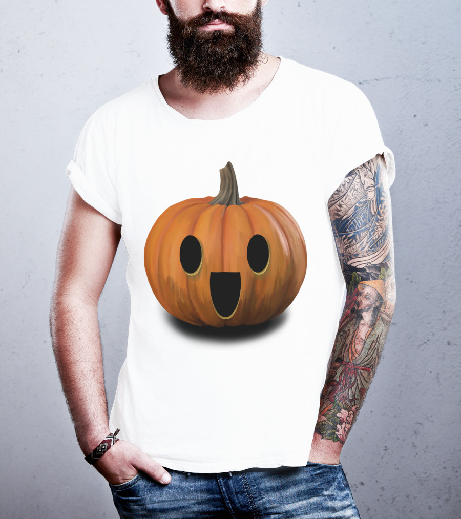 Halloween Pumpkin Scary Evil Cute T-Shirt