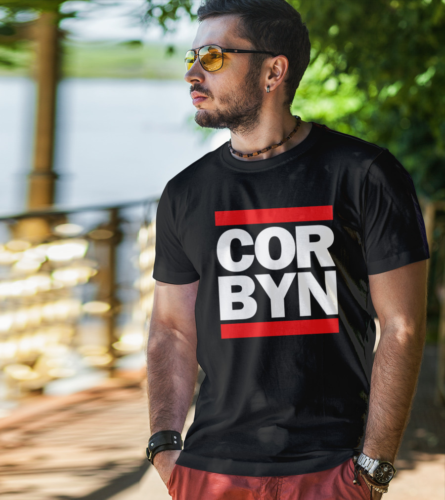 Fernando Morais Corbynista Corbyn Bold Red Lines T-Shirt