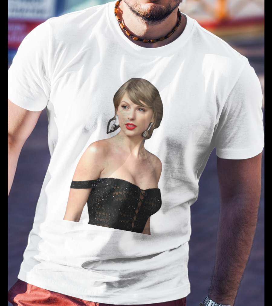 Taylor Swift Black Dress Elegant Look T-Shirt