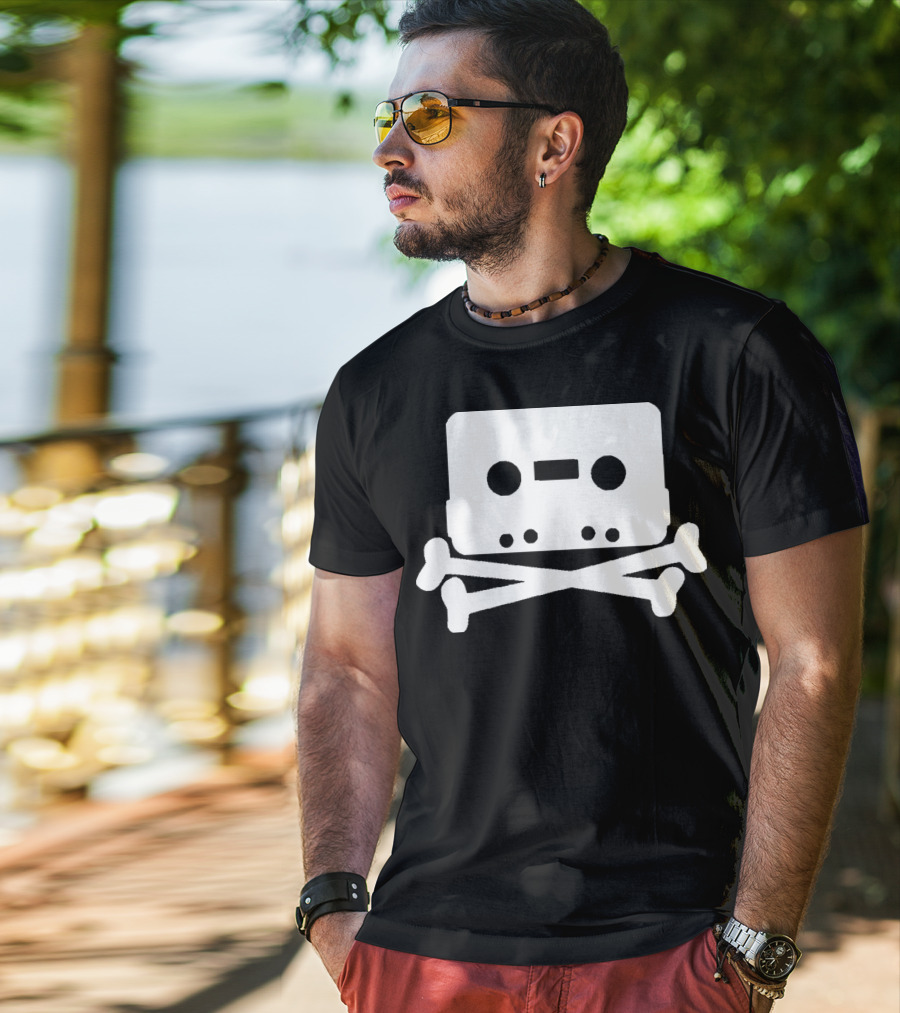 Fettes Brot Germany Rapper Cassette Tape Crossbones T-Shirt