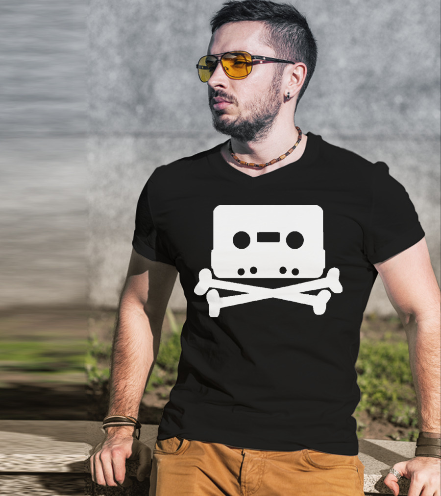 Fettes Brot Germany Rapper Cassette Tape Crossbones T-Shirt
