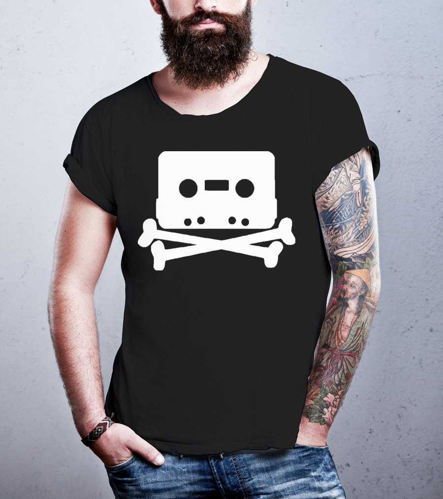 Fettes Brot Germany Rapper Cassette Tape Crossbones T-Shirt