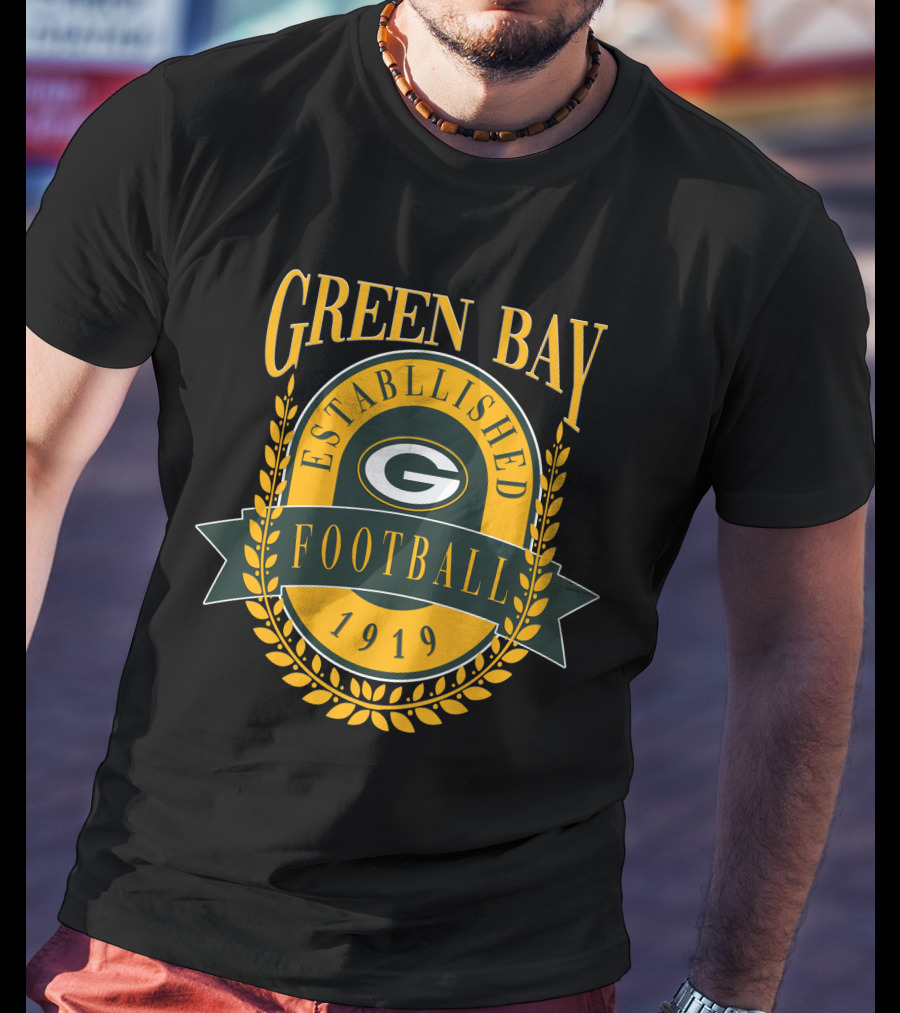 Green Bay Packers Established 1919 Football T-Shirt