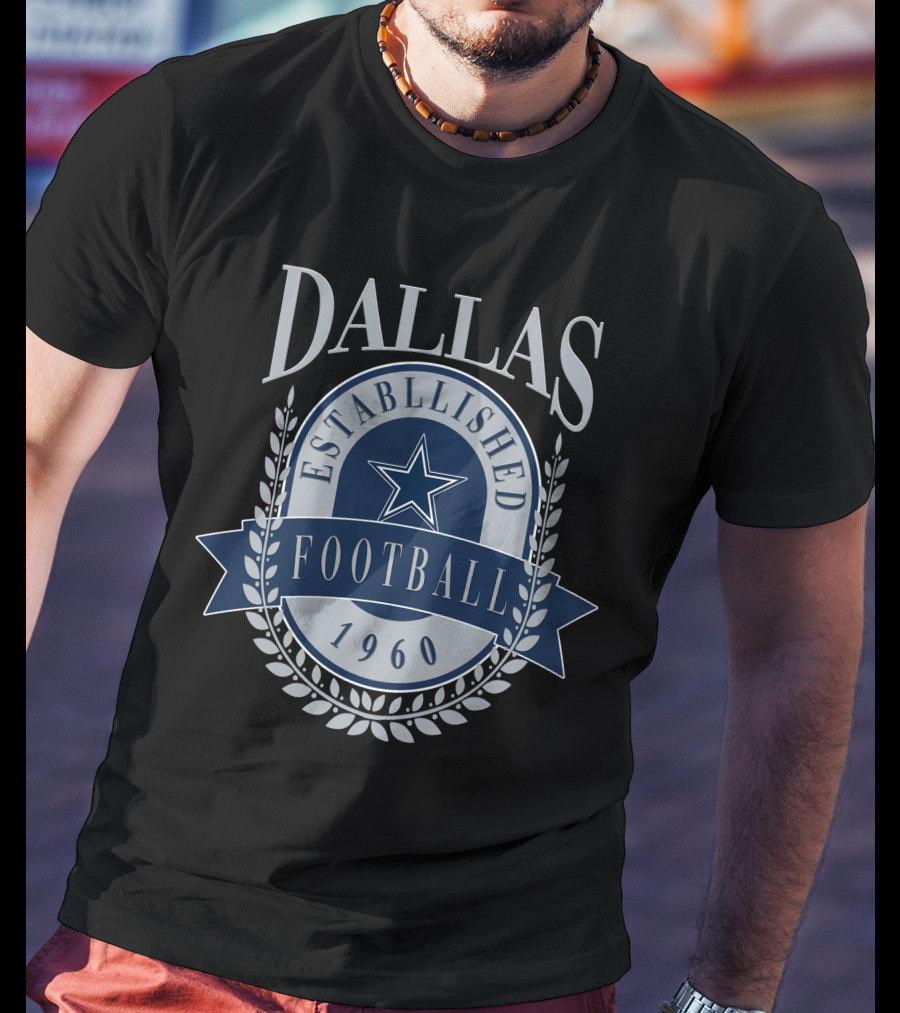 Dallas Cowboys Established 1960 Football Star T-Shirt