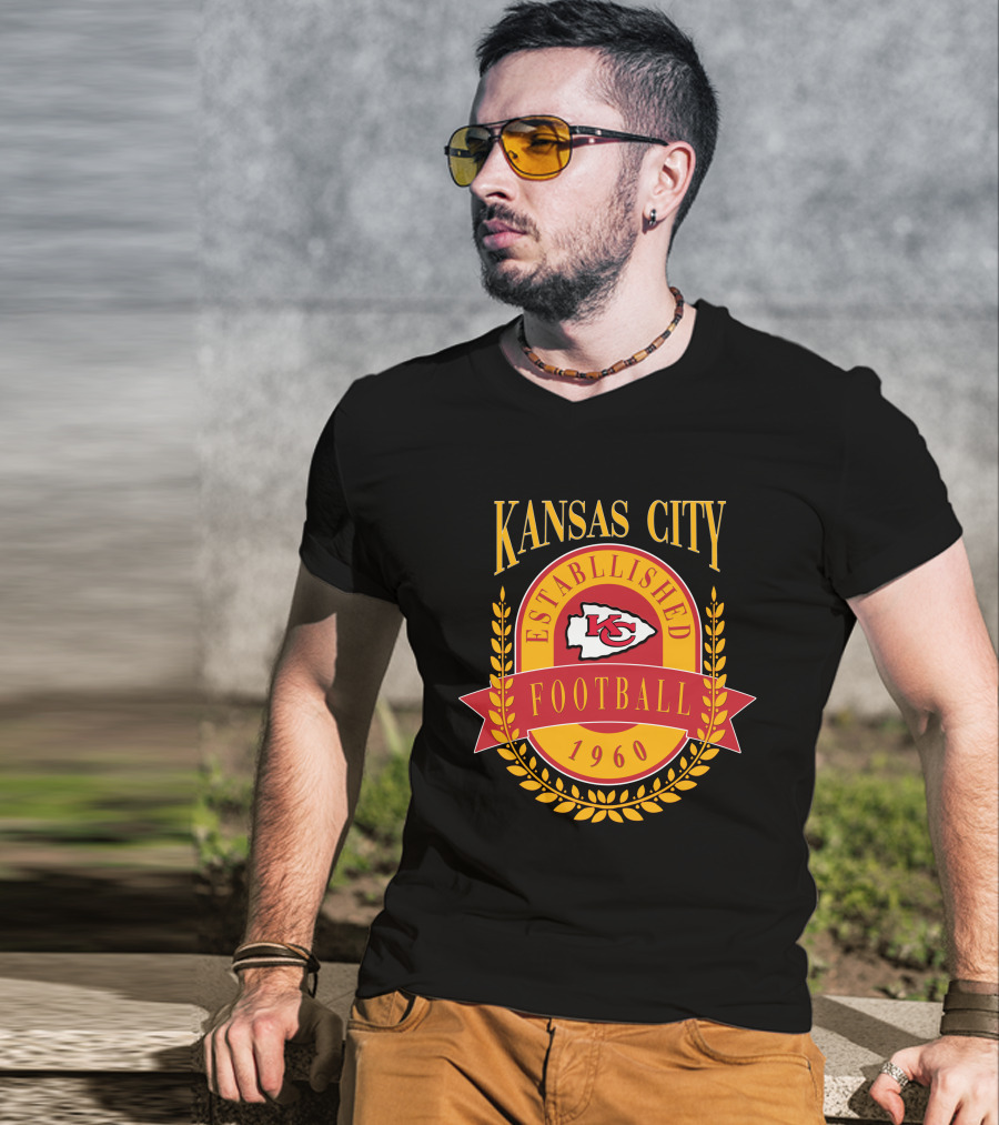 Kansas City Chiefs Established Football 1960 T-Shirt