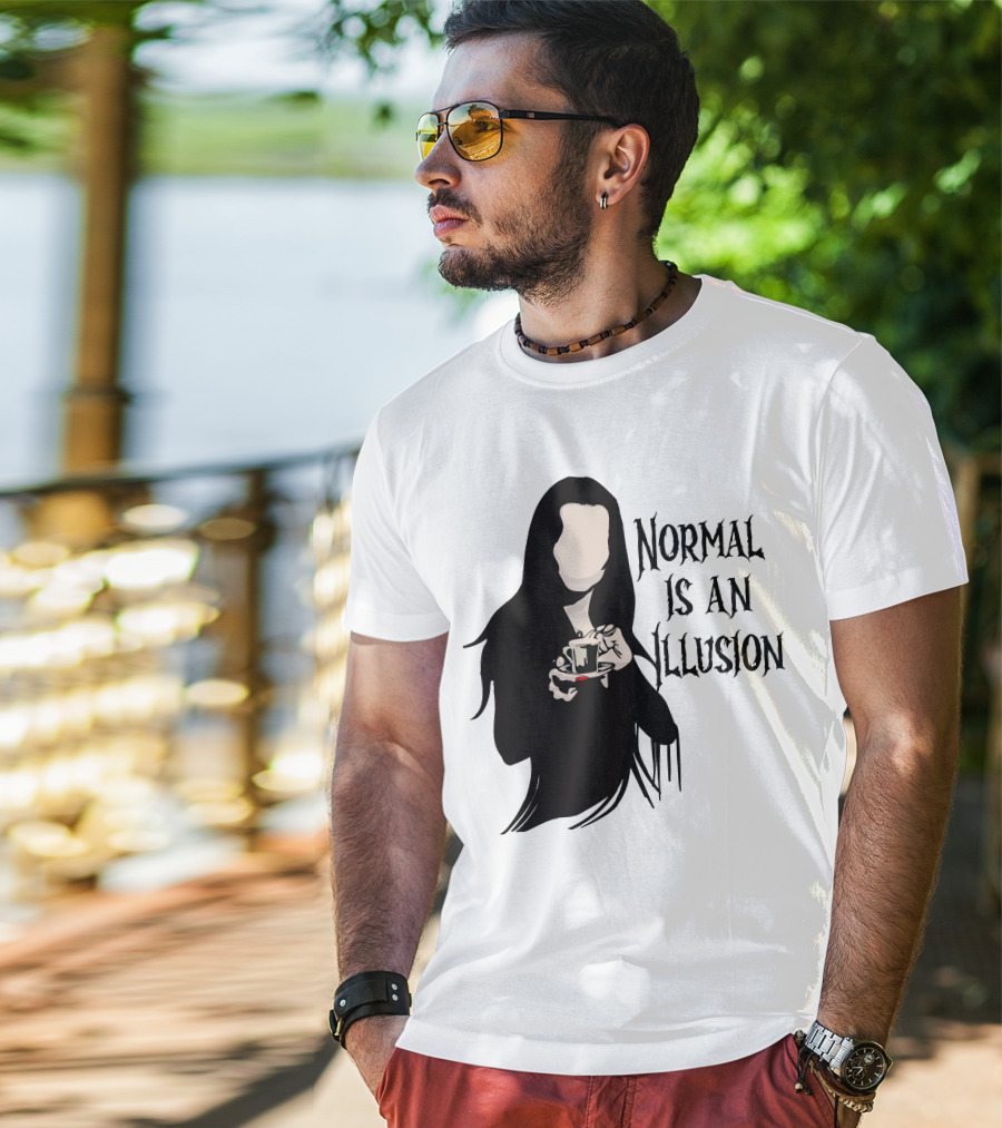 Wednesday Addams Normal Is An Illusion T-Shirt