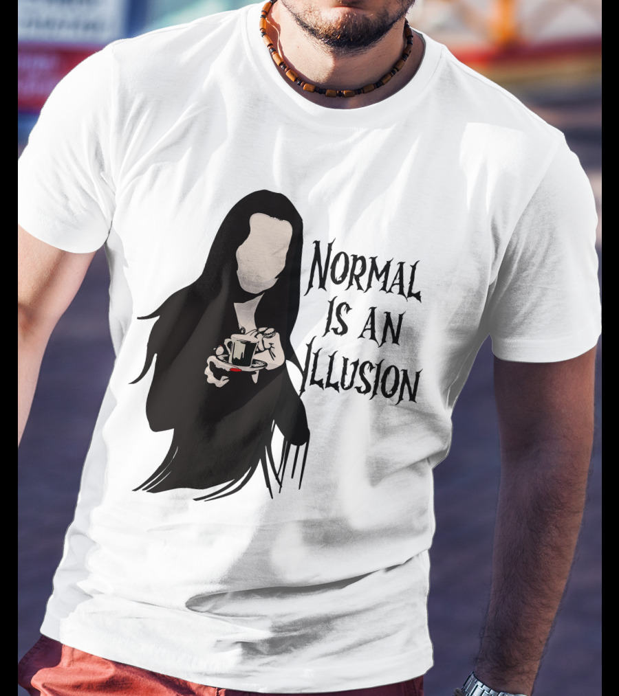 Wednesday Addams Normal Is An Illusion T-Shirt