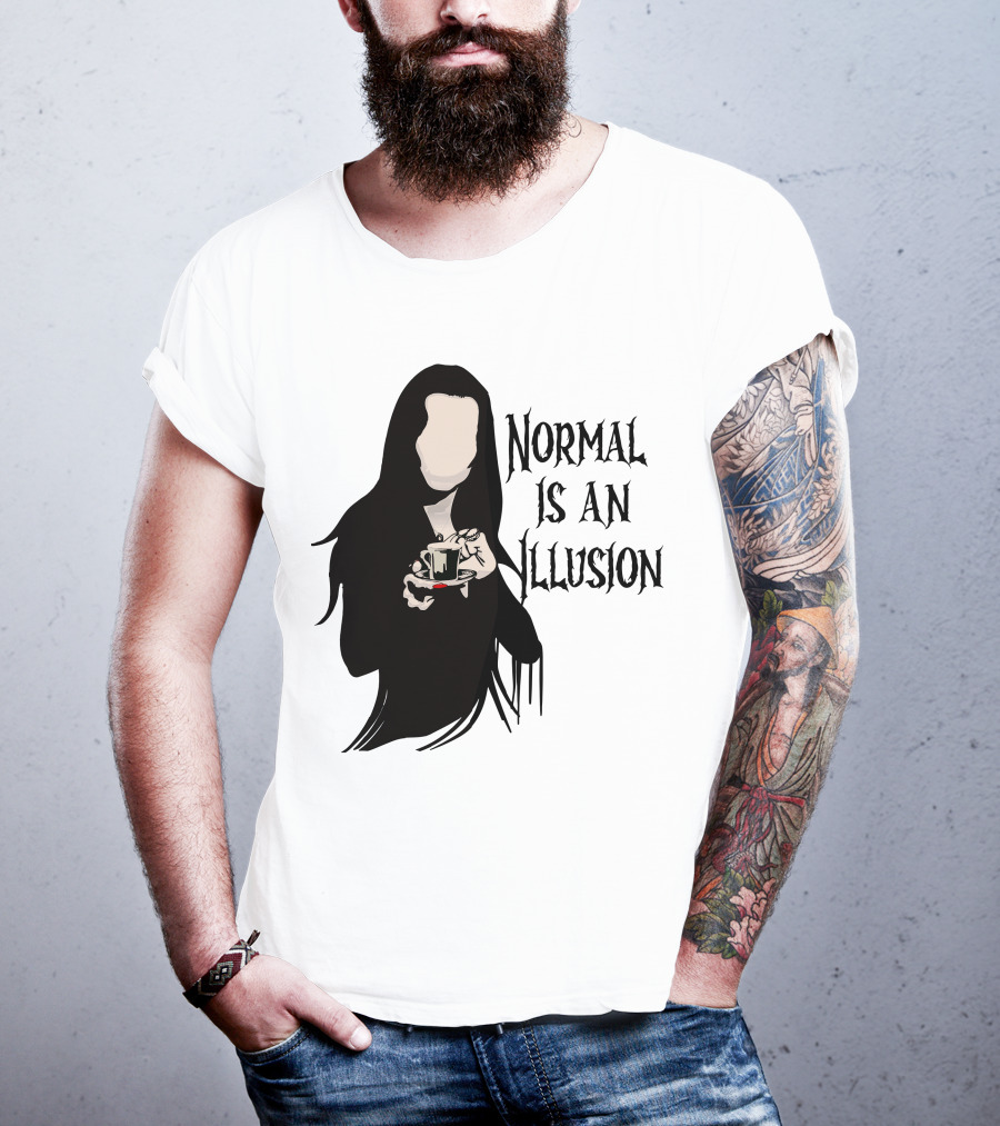 Wednesday Addams Normal Is An Illusion T-Shirt