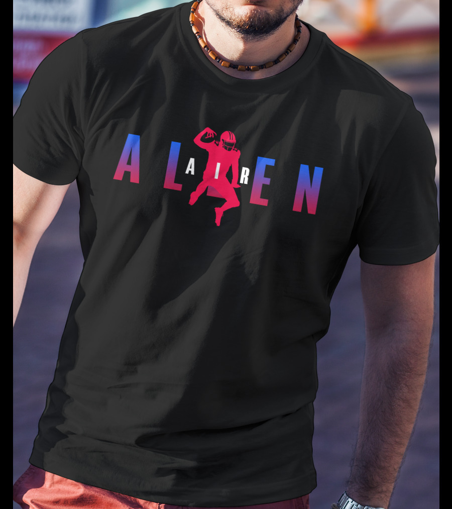 ALIEN BUF Football Player T-Shirt