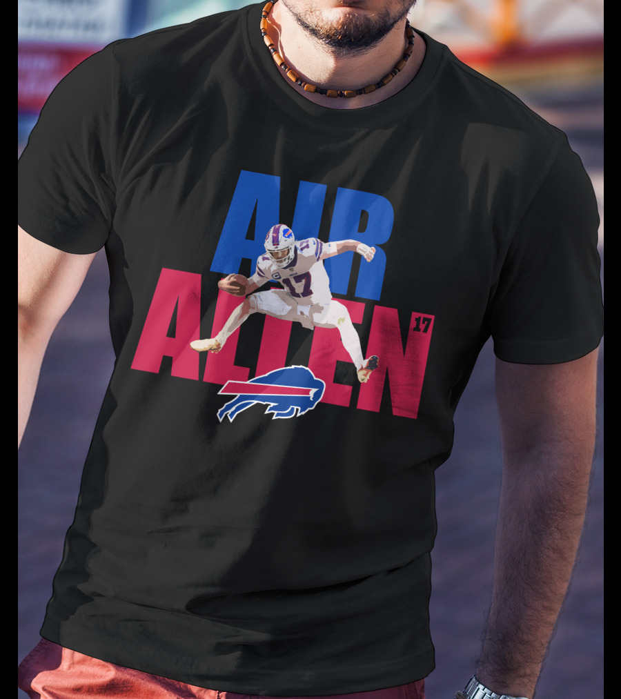 AIR ALLEN 17 Buffalo Bills Quarterback Football T-Shirt