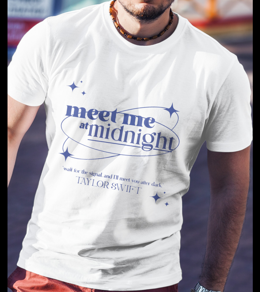 Taylor Swift Meet Me At Midnight Wait For The Signal And I'll Meet You After Dark T-Shirt