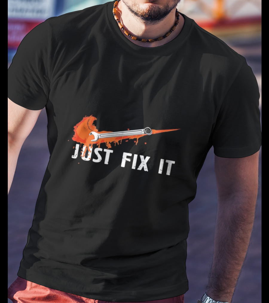 JUST FIX IT Wrench Splash T-Shirt