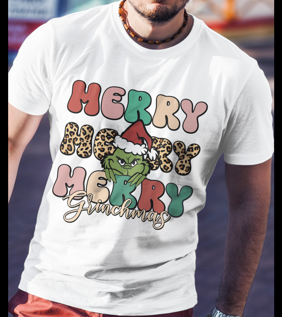 Merry Merry Merry Grinchmas T-Shirt