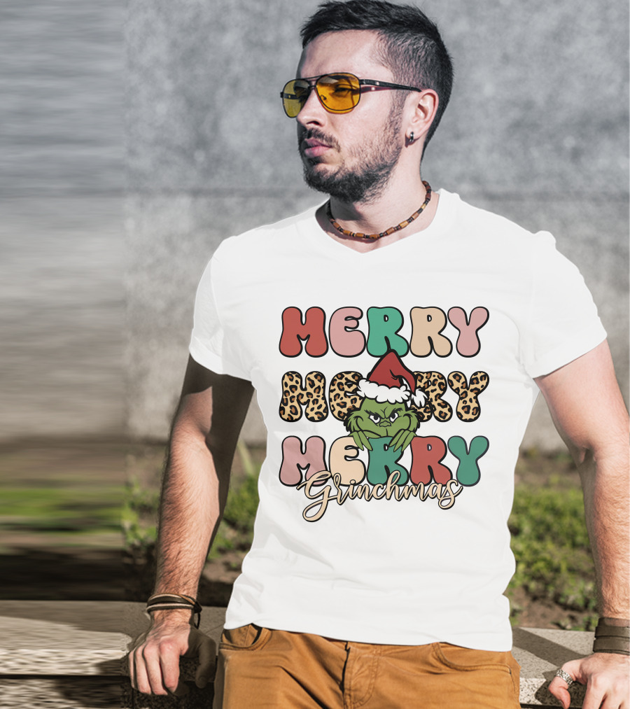 Merry Merry Merry Grinchmas T-Shirt