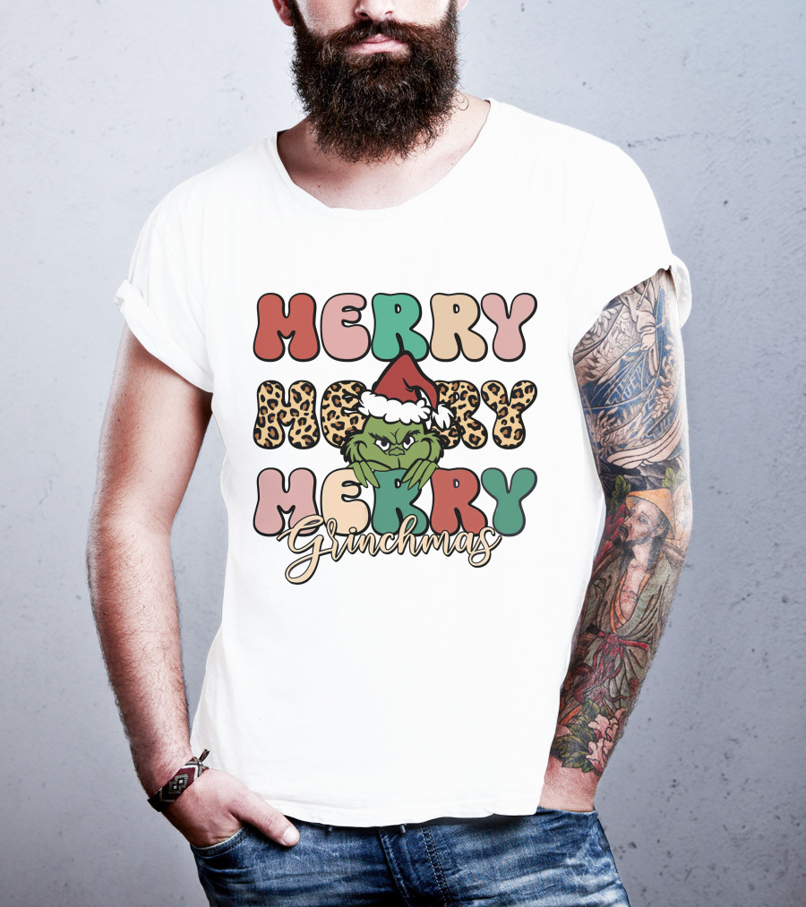 Merry Merry Merry Grinchmas T-Shirt
