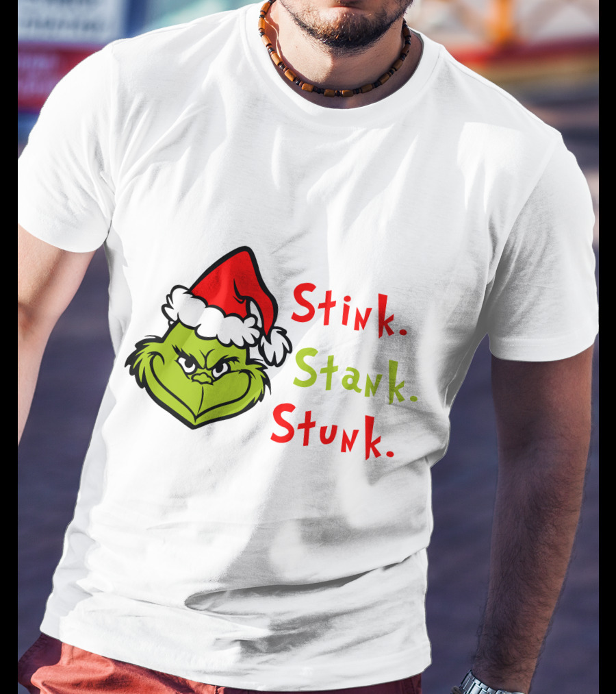 Stink Stank Stunk Xmas Party Grinch Christmas Movie T-Shirt