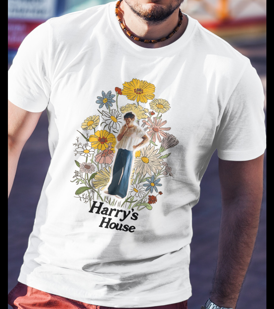 Harry's House Floral Setting With Standing Figure T-Shirt