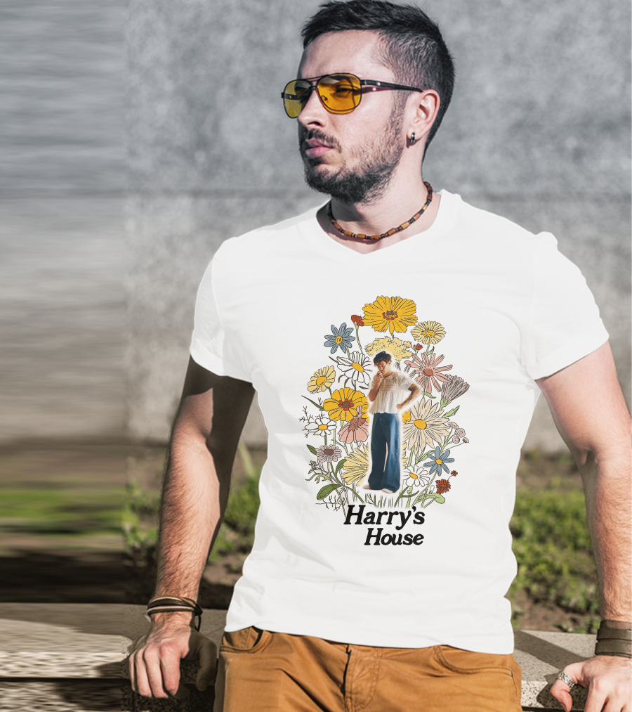 Harry's House Floral Setting With Standing Figure T-Shirt