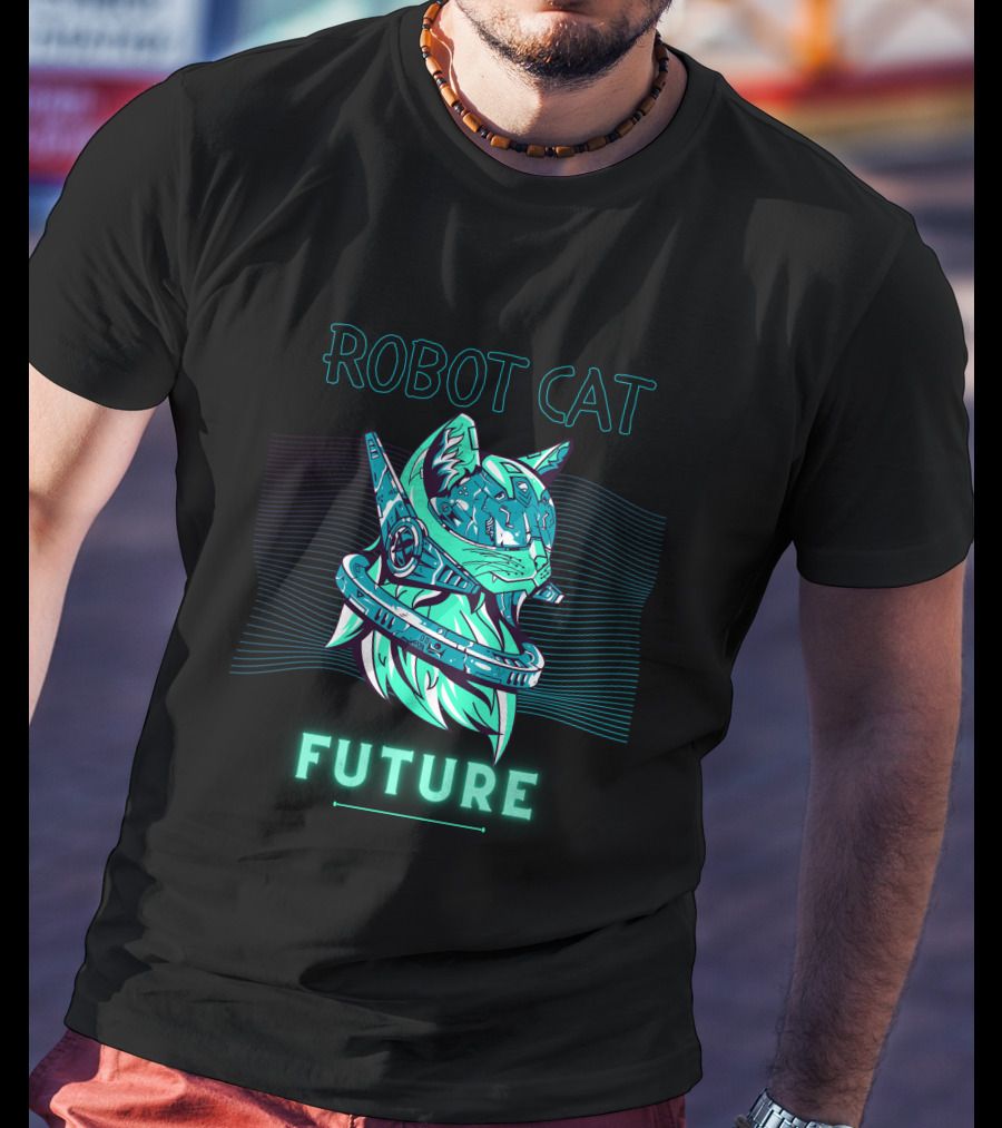 ROBOT CAT FUTURE T-Shirt