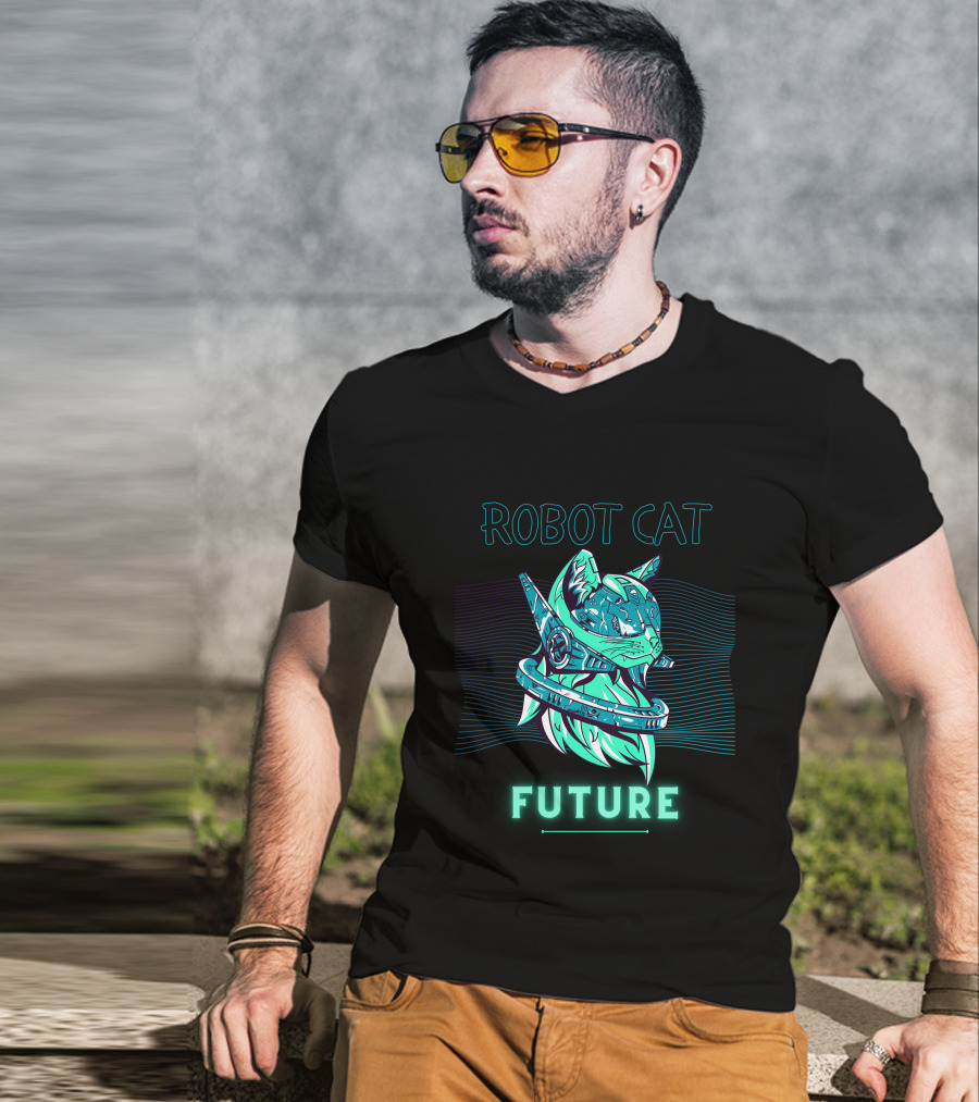 ROBOT CAT FUTURE T-Shirt