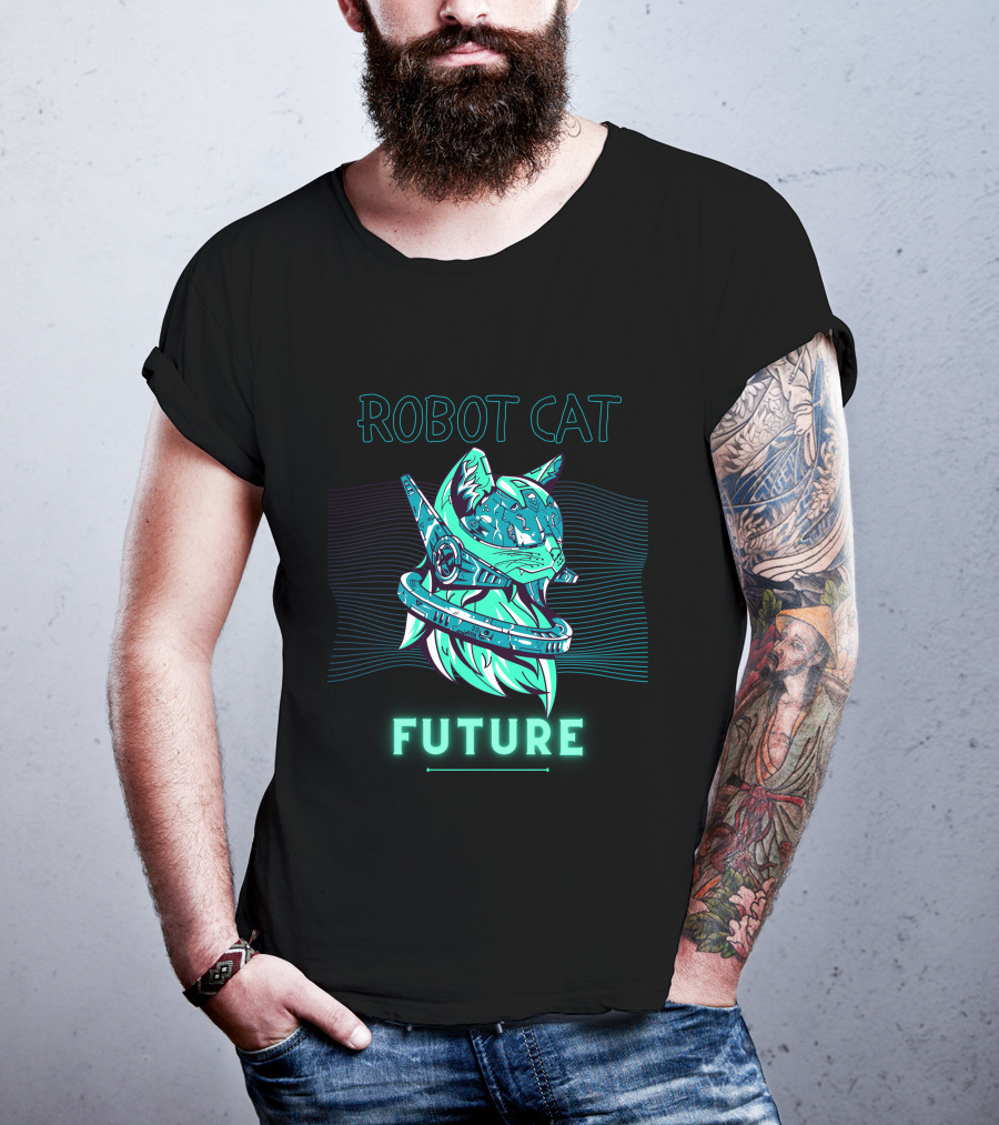 ROBOT CAT FUTURE T-Shirt