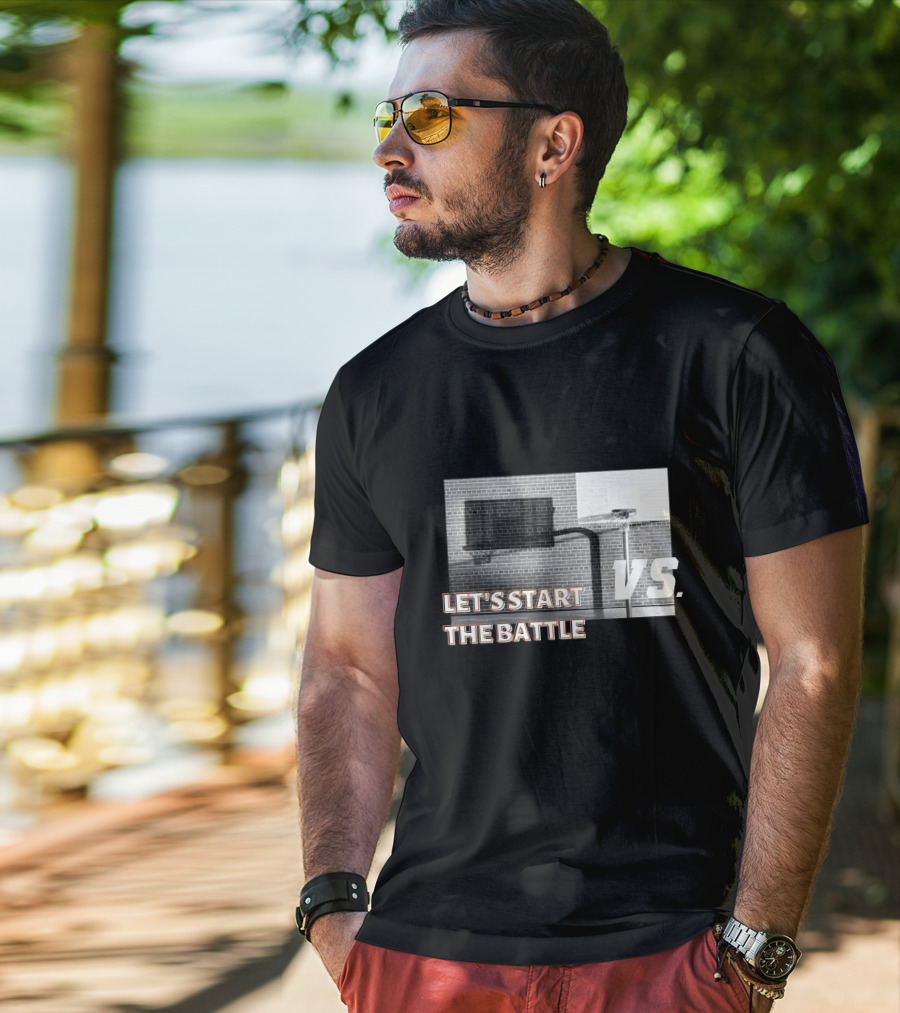 Let's Start The Battle Vs. Basketball Yard T-Shirt