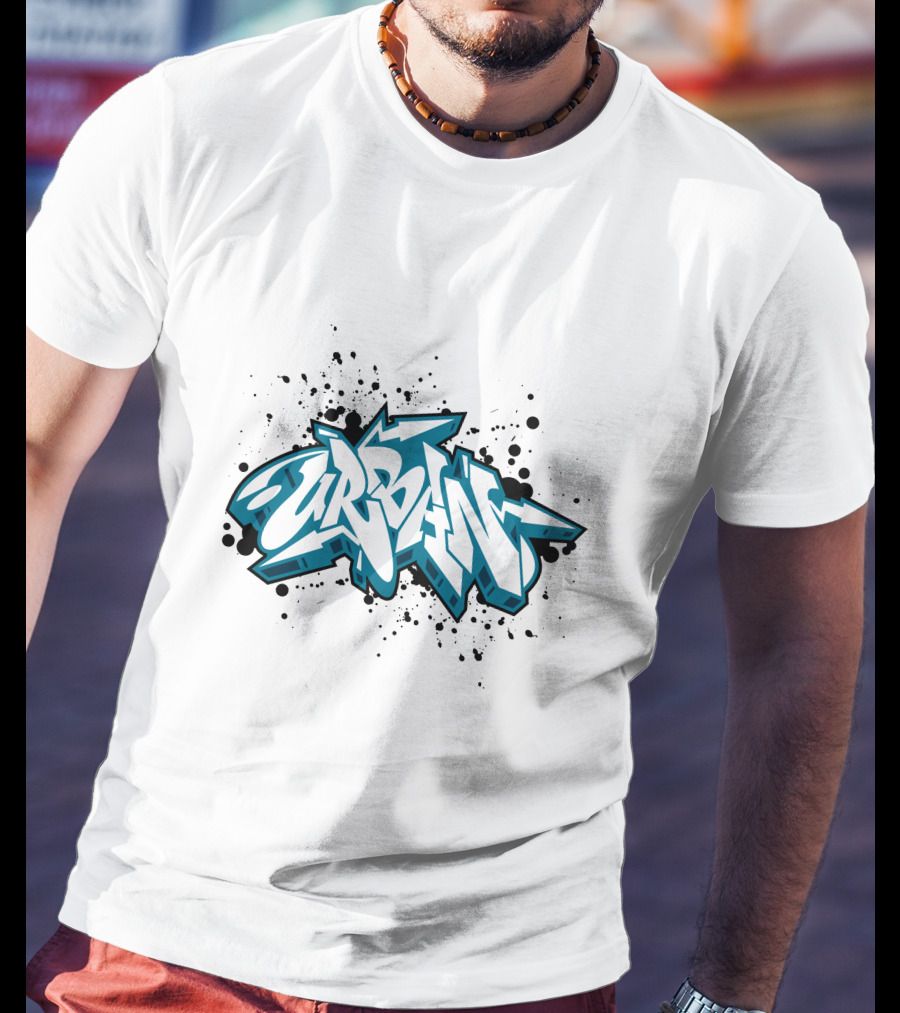 Urban Rebellious Personality Graffiti T-Shirt