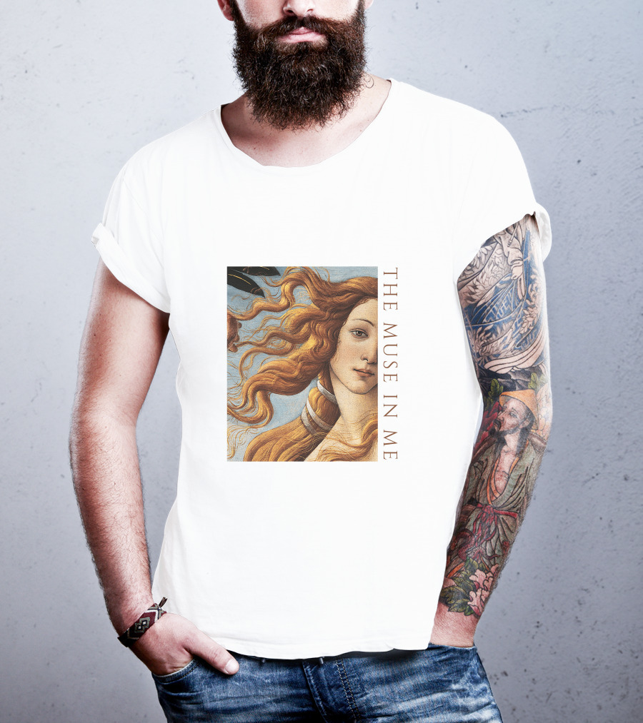 The Muse In Me Botticelli Venus T-Shirt