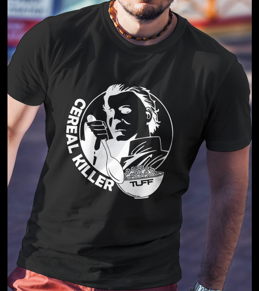 Cereal Killer Breakfast Humor Vintage T-Shirt