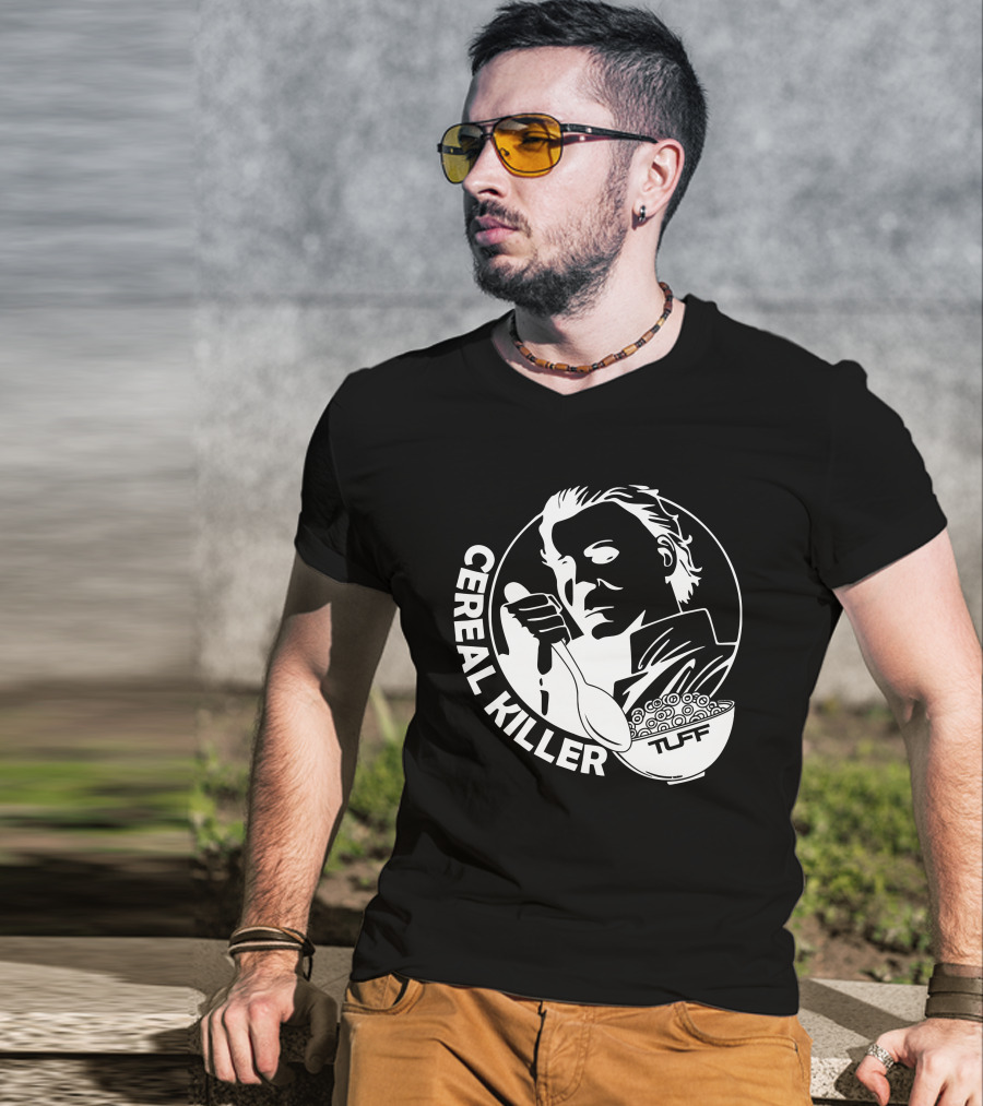 Cereal Killer Breakfast Humor Vintage T-Shirt