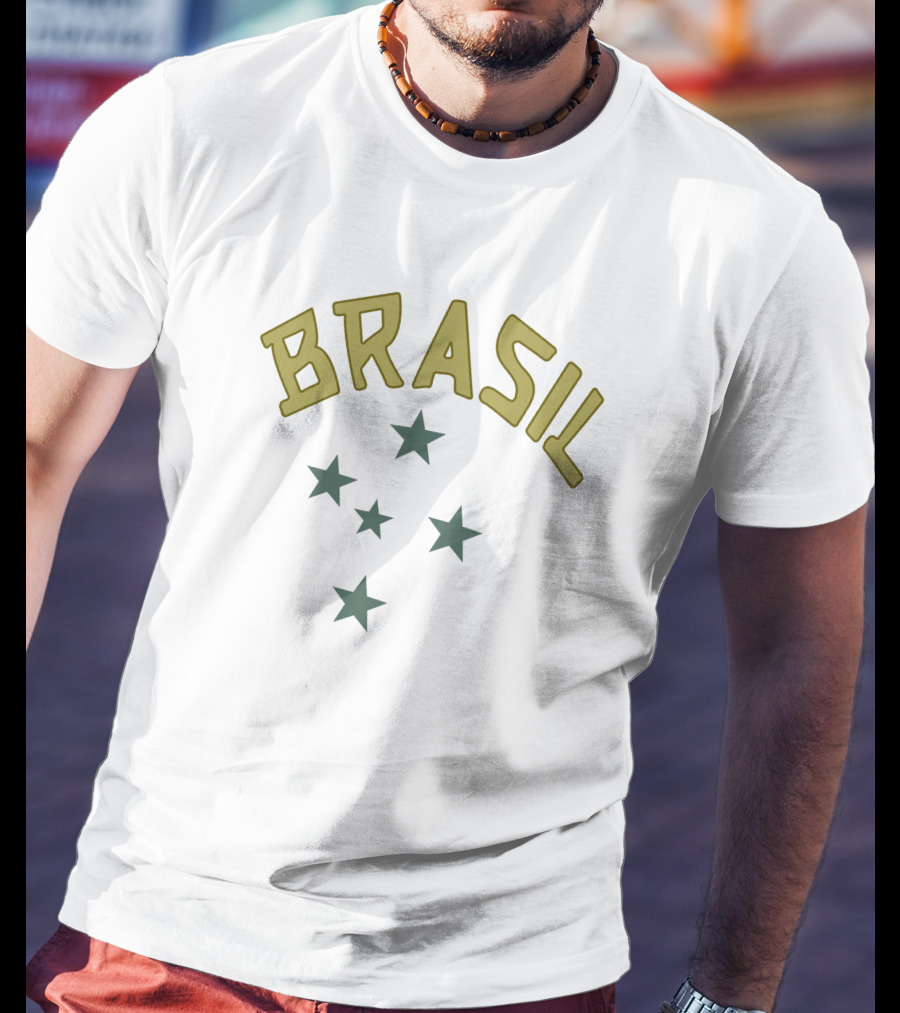 BRASIL Five Stars T-Shirt