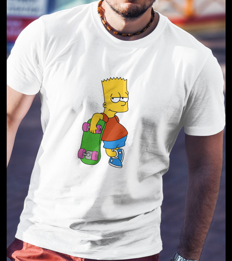 Bart Simpson Skateboard T-Shirt