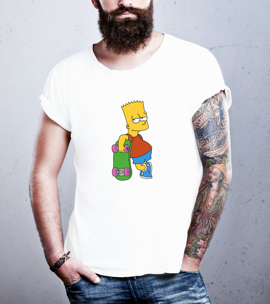 Bart Simpson Skateboard T-Shirt