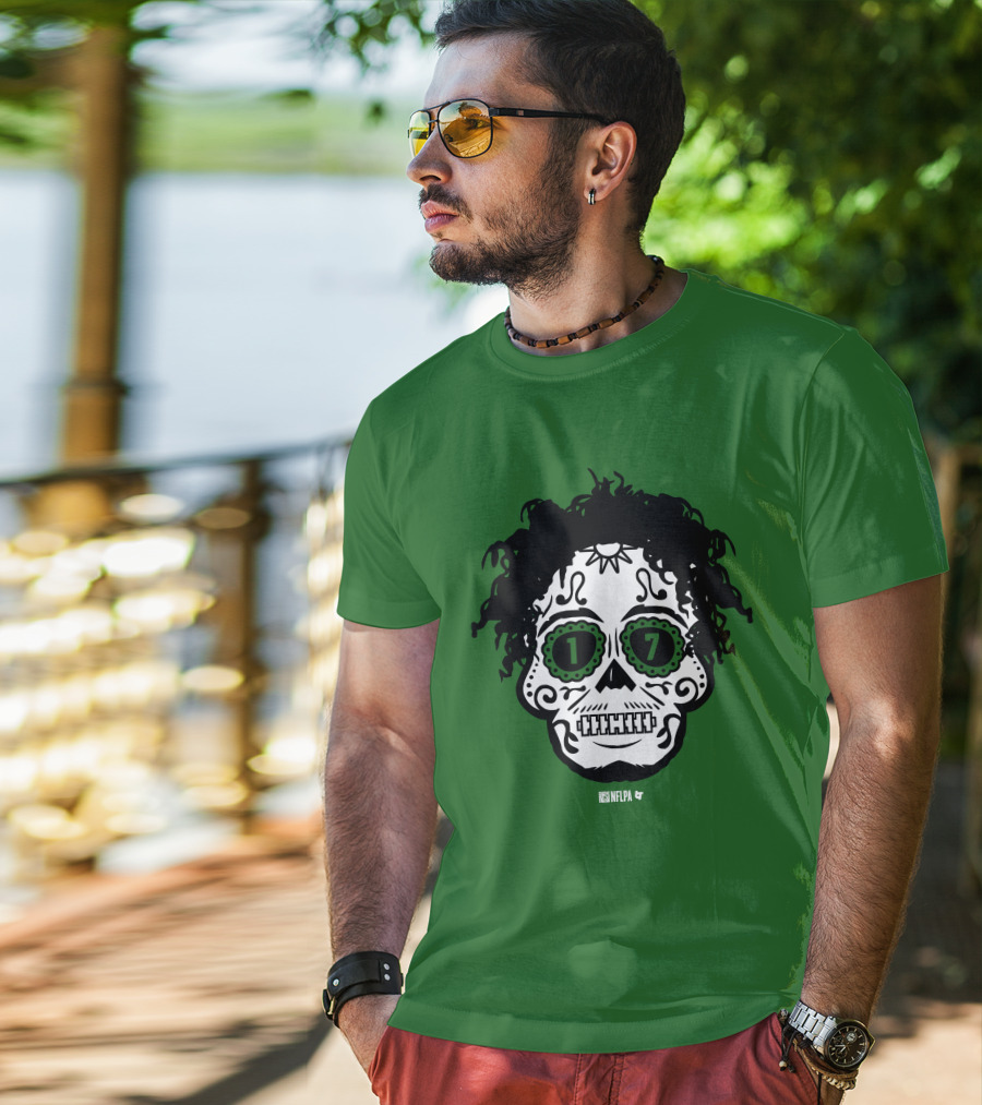 Garrett Wilson Sugar Skull 17 T-Shirt