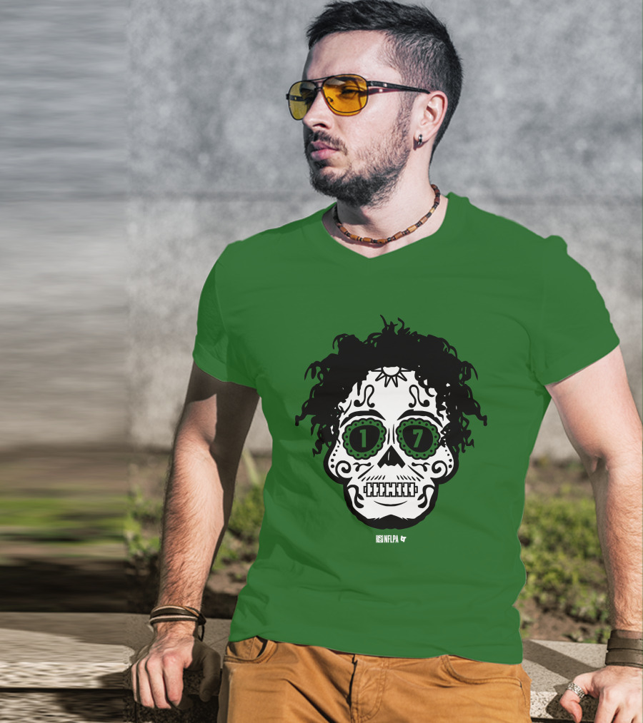 Garrett Wilson Sugar Skull 17 T-Shirt