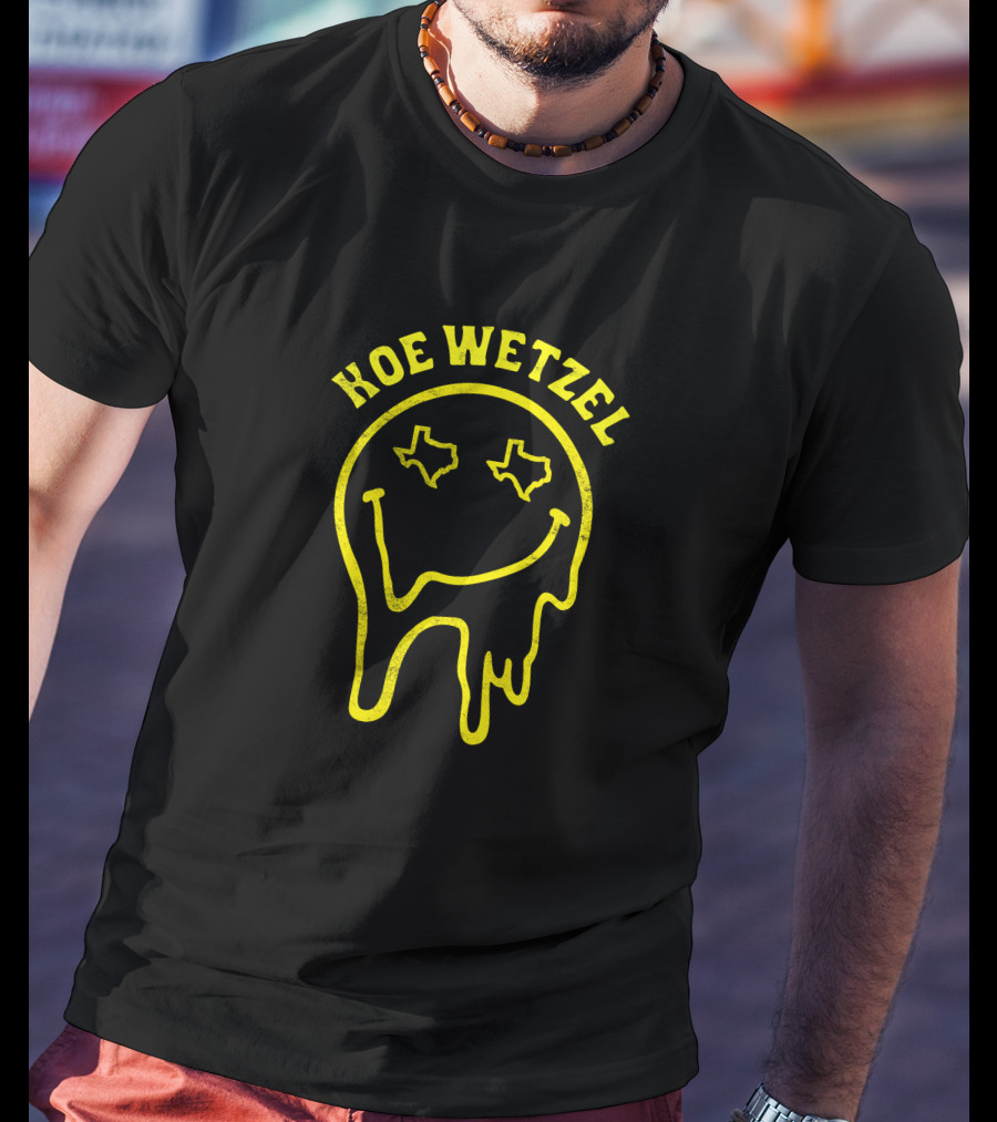 Koe Wetzel Droopy Smiley Texas Icons T-Shirt