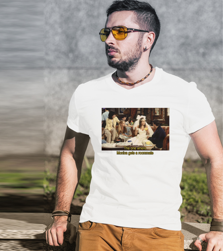 Friends The One Where Monica Gets A Roommate Wedding Dress Scene T-Shirt